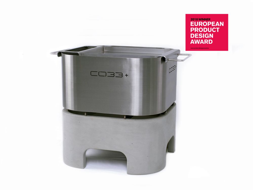 Cheminées d'extérieur - OPUS IGNIS Brasero avec barbecue - CO33 EXKLUSIVE BETONMÖBEL