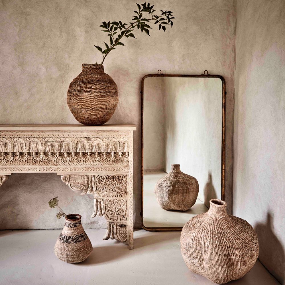 Pottery - TRIBE Tray & Basket - AFFARI OF SWEDEN