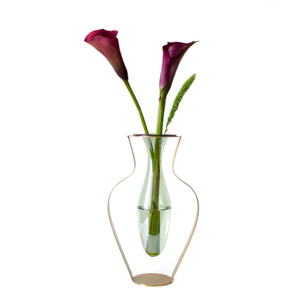 Vases - Droplet Wide Vase - Menta - KITBOX DESIGN