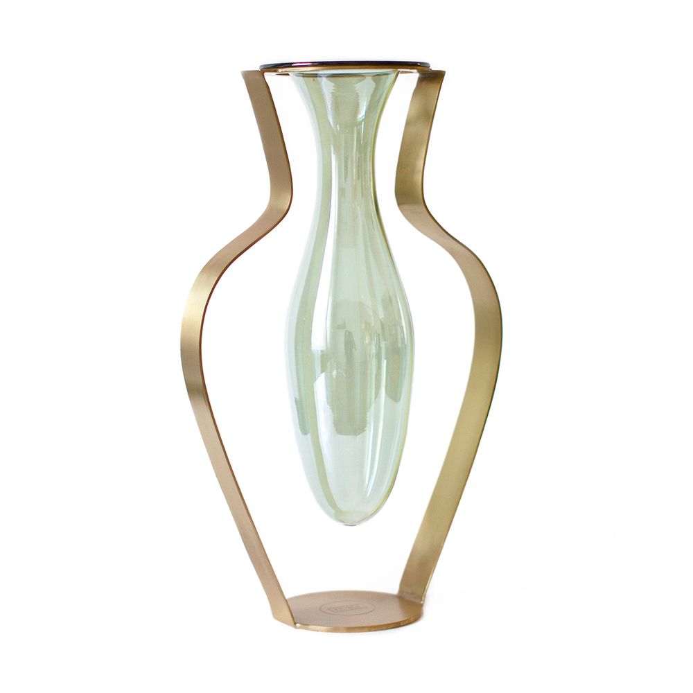 Vases - Droplet Wide Vase - Menta - KITBOX DESIGN