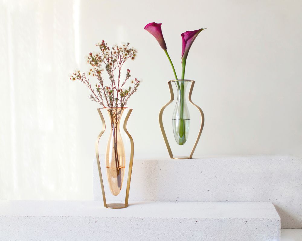 Vases - Droplet Wide Vase - Menta - KITBOX DESIGN