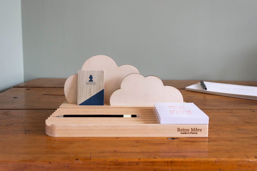 Organizer - Nuages | desk organizer - REINE MÈRE