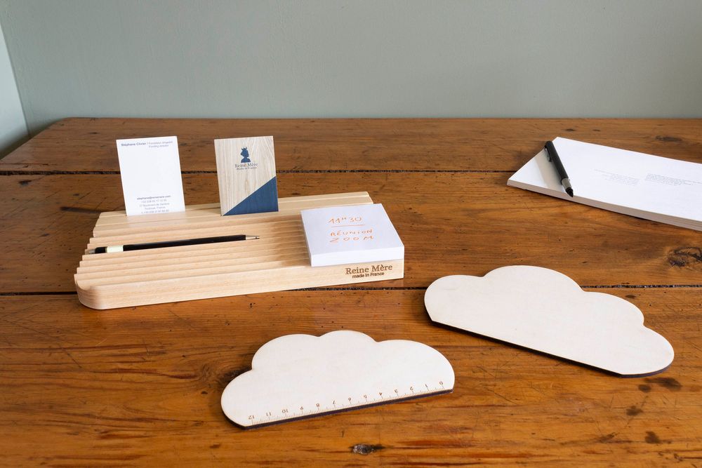 Organizer - Nuages | desk organizer - REINE MÈRE