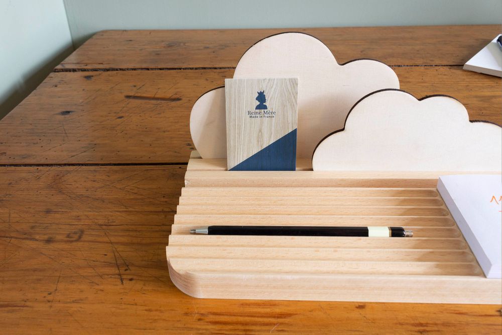 Organizer - Nuages | desk organizer - REINE MÈRE