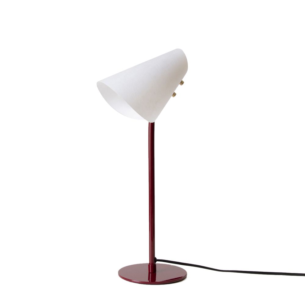 Design objects - June Desk Lamp -Maroon - KITBOX DESIGN