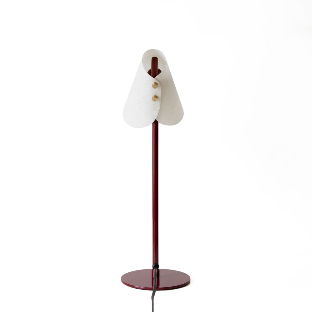 Design objects - June Desk Lamp -Maroon - KITBOX DESIGN