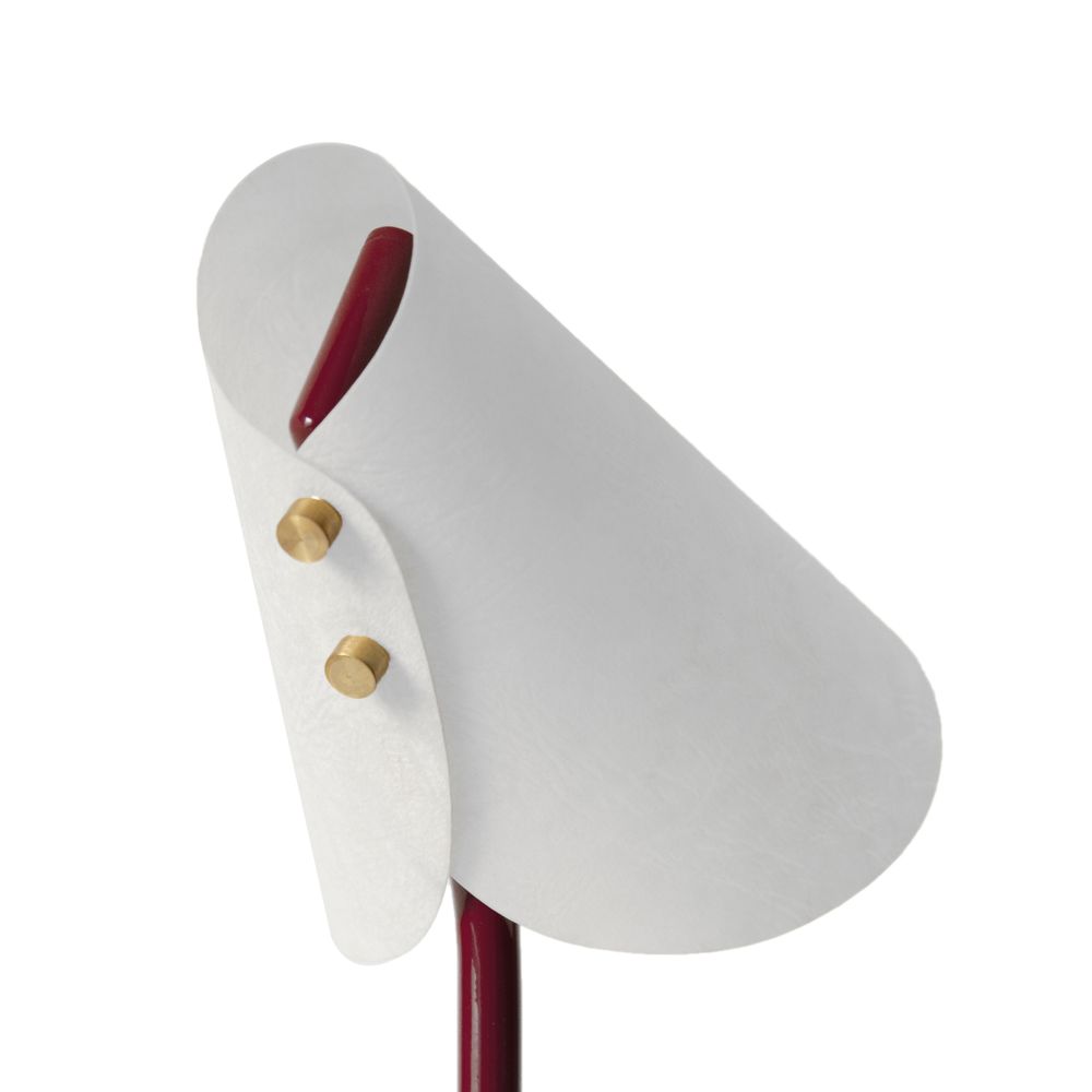 Design objects - June Desk Lamp -Maroon - KITBOX DESIGN