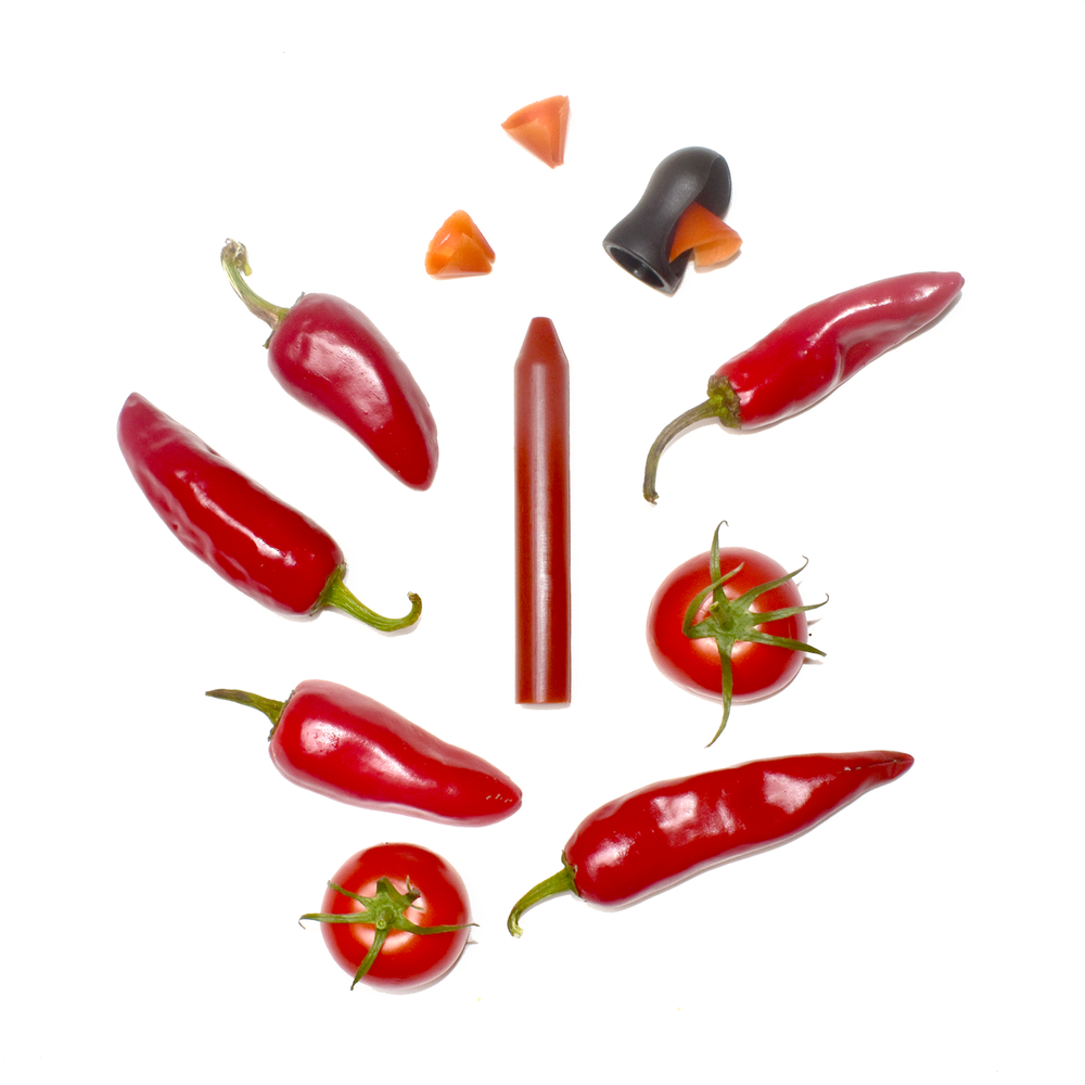 Épicerie fine - Coffret d'Assaisonnements à tailler 3 crayons Gastronaute : Framboise & estragon, Curry & curcuma, Paprika fumé – Biologique. - OCNI FACTORY