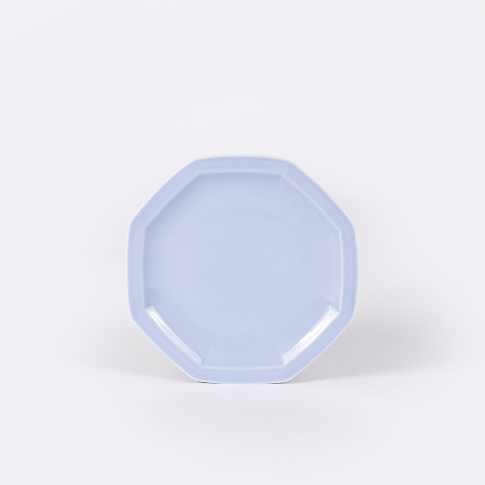 Couverts & ustensiles de cuisine - L'assiette à dessert en porcelaine - Bleu clair - OGRE LA FABRIQUE