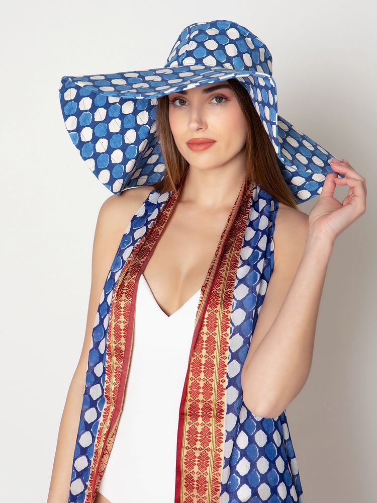 Chapeaux - Chapeau Block imprimé - KORES ACCESSORIES