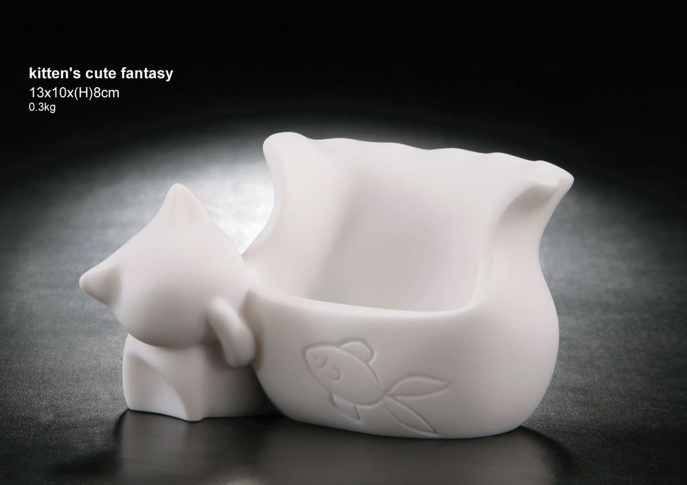 Design objects - Kitten Sculpture / Card Holder - CHU, AN DESIGN