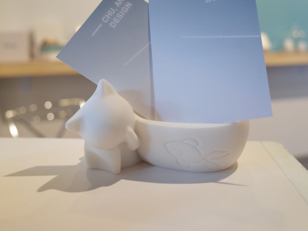 Design objects - Kitten Sculpture / Card Holder - CHU, AN DESIGN