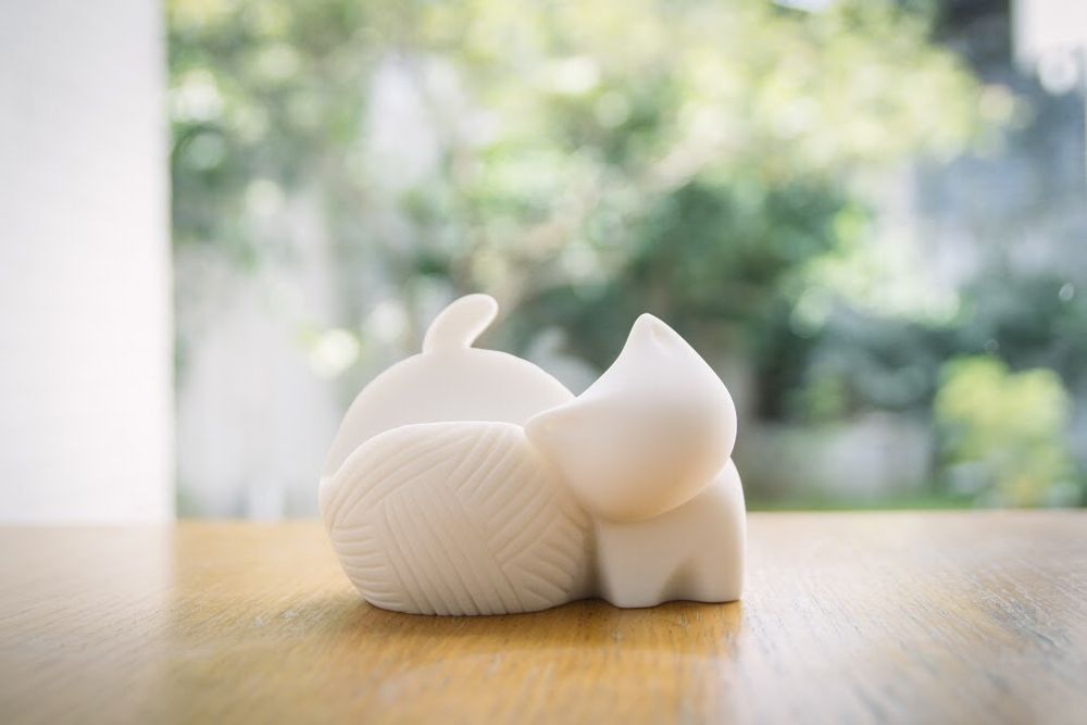 Design objects - Kitten Sculpture / Card Holder - CHU, AN DESIGN