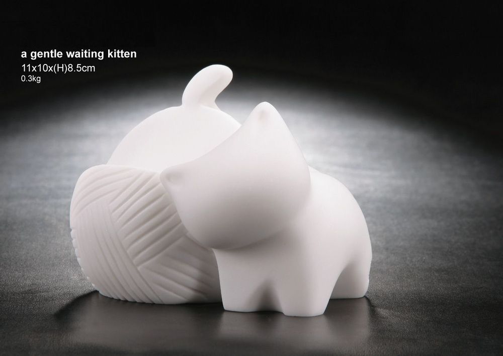 Design objects - Kitten Sculpture / Card Holder - CHU, AN DESIGN