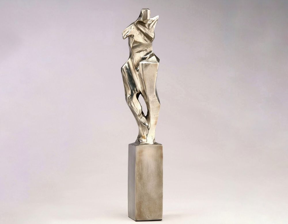 Sculptures, statuettes et miniatures - Sculpture en acier inoxydable/bronze de la collection de figurines - GALLERY CHUAN