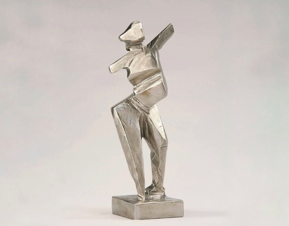Sculptures, statuettes et miniatures - Sculpture en acier inoxydable/bronze de la collection de figurines - GALLERY CHUAN
