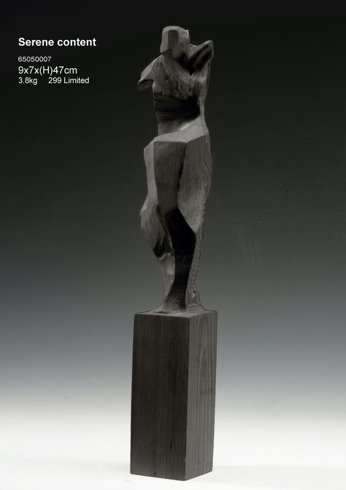 Sculptures, statuettes et miniatures - Sculpture en acier inoxydable/bronze de la collection de figurines - GALLERY CHUAN
