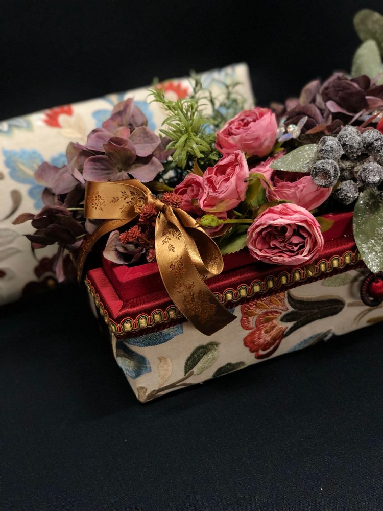 Christmas table settings - Japanese Chabako GIft Box "ACANTHAS GFC-S" - INTERIOR CHABAKO