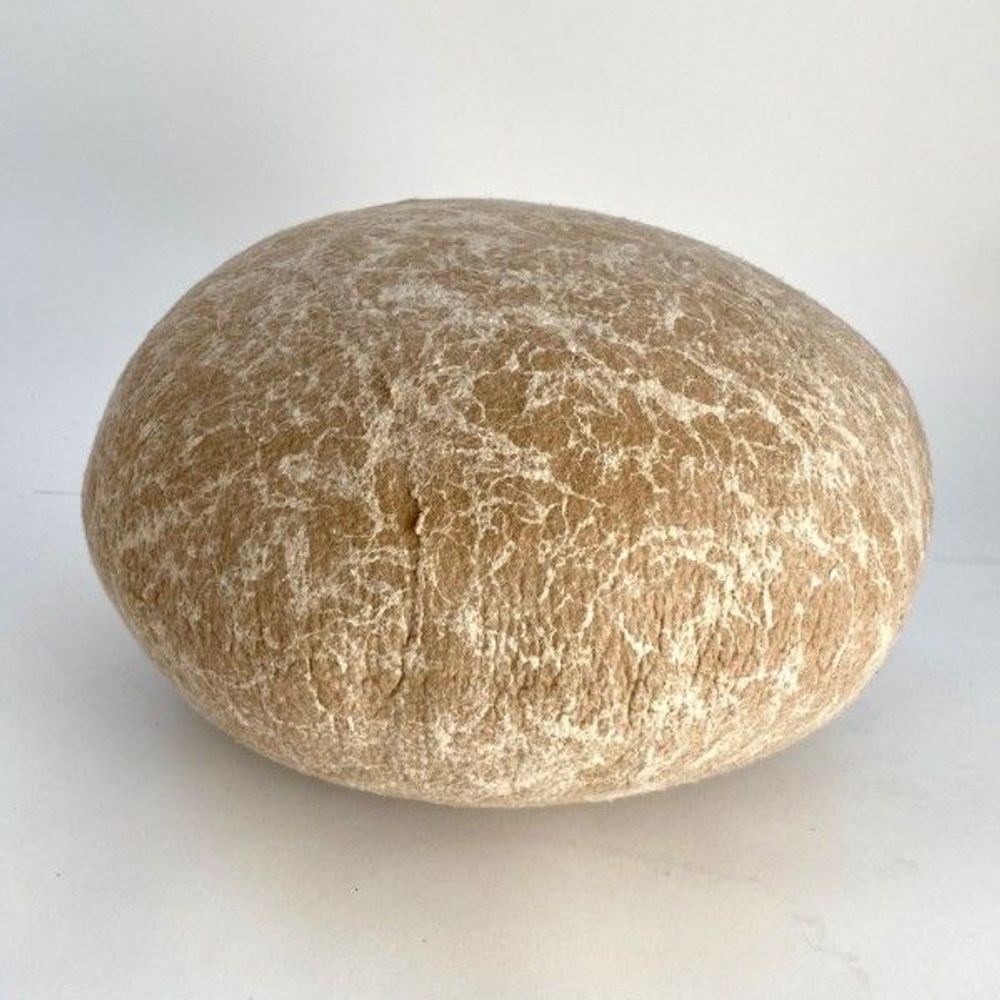 Fabric cushions -  Felted wool floor cushion, Agate collection - L'ATELIER DES CREATEURS