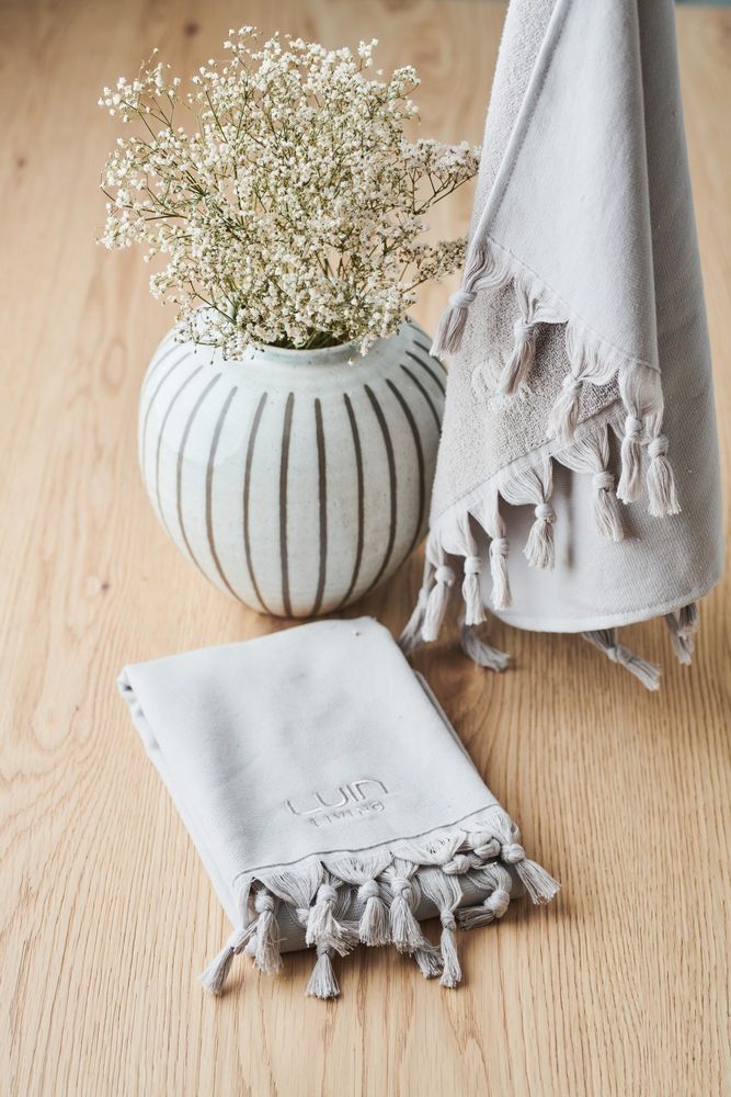 Autres linges de bain - Serviette Mains organique 50x70cm - LUIN LIVING