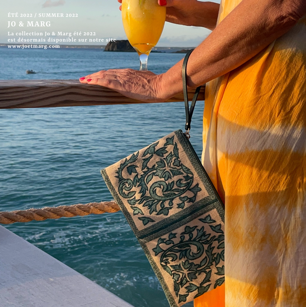 Clutches - Arabesque Embroidered Pouches - JO & MARG