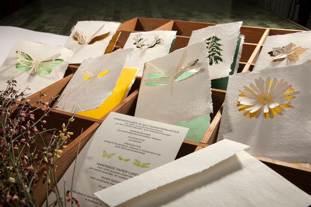 Papeterie - Cartes en coton recyclé - FORMES BERLIN