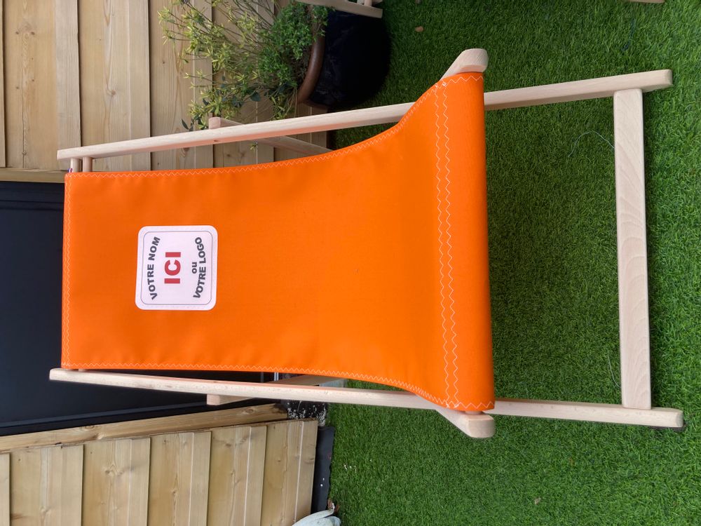 Objets personnalisables - CHILIENNE AVEC LOGO PERSONNALISE - SAS SILAIA