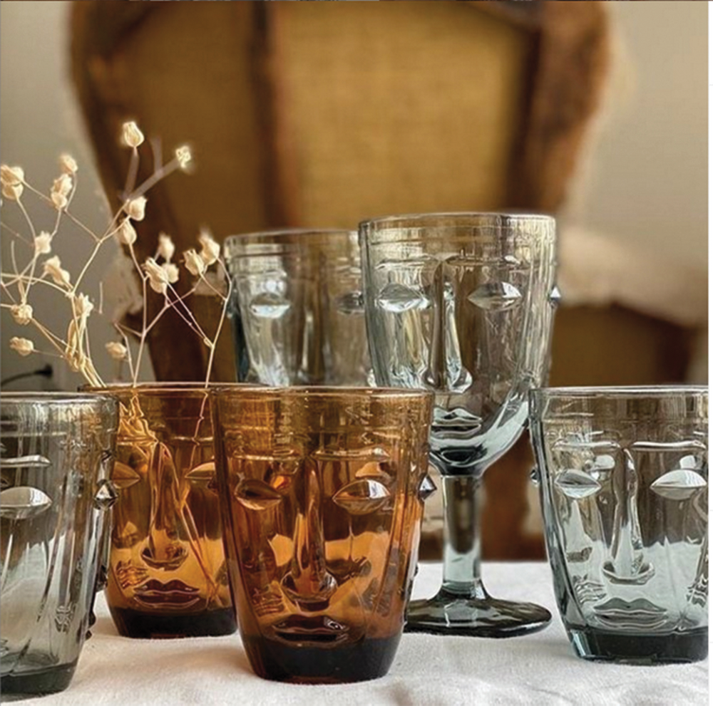 Glass - Dishes, glass\" face\ "”, cutlery. - OPJET PARIS