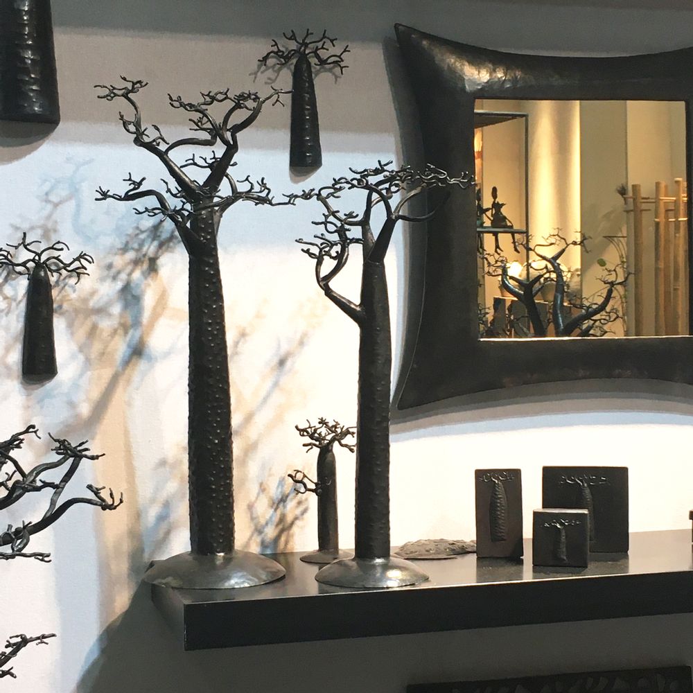 Bijoux - PORTE-BIJOUX BAOBAB EN METAL RECYCLÉ - PASSERAILES