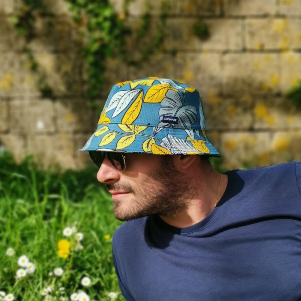 Hats - Made-in-Europe Cap - Blue Jungle - LE CHAPOTE