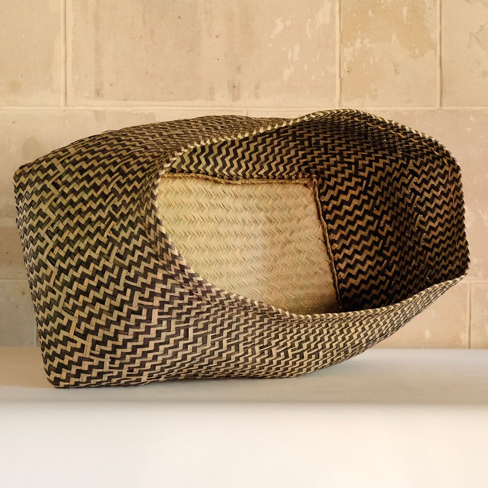 Laundry baskets - Oversized Basket - Palm fibre collection by AS'ART - AS'ART A SENSE OF CRAFTS