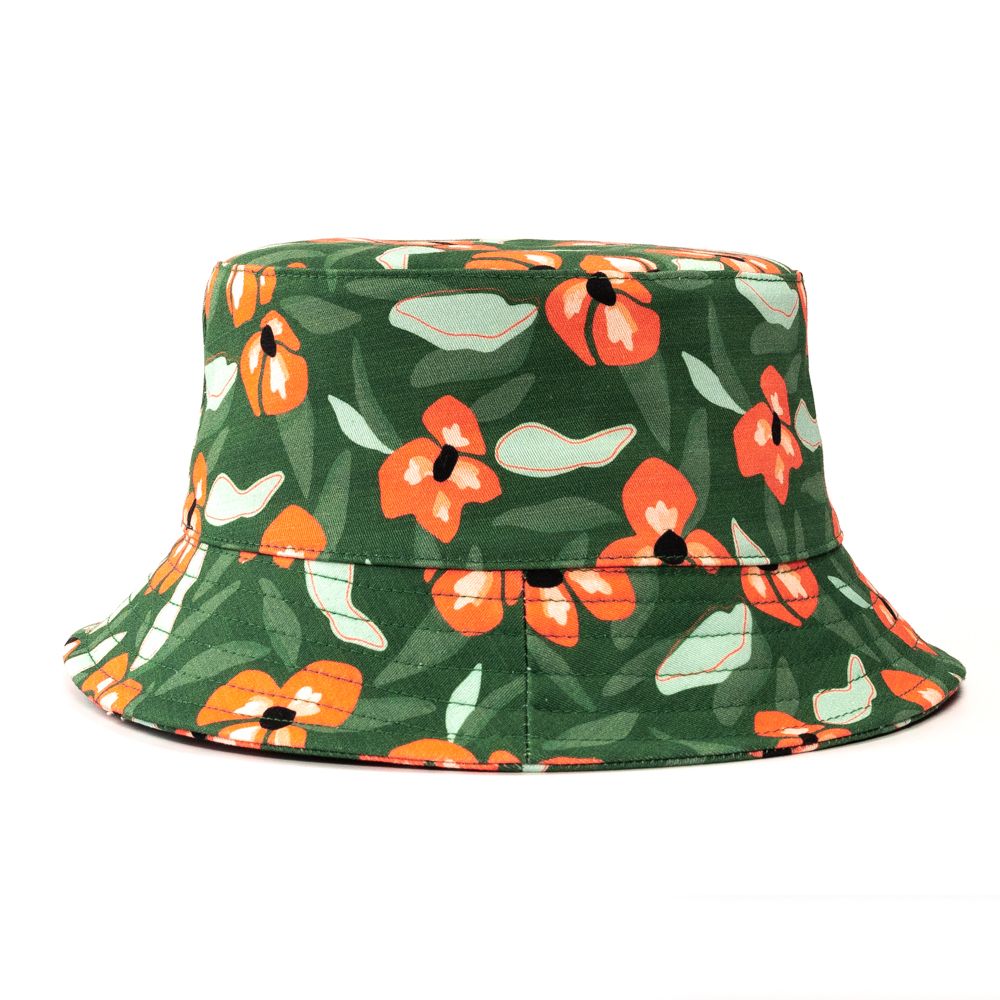 Hats - ORANGE FLOWER bob hat - LE CHAPOTE