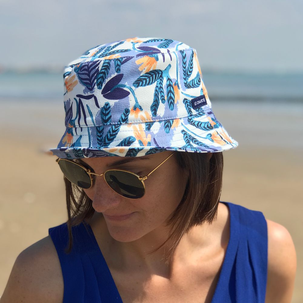 Hats - bob purple - LE CHAPOTE