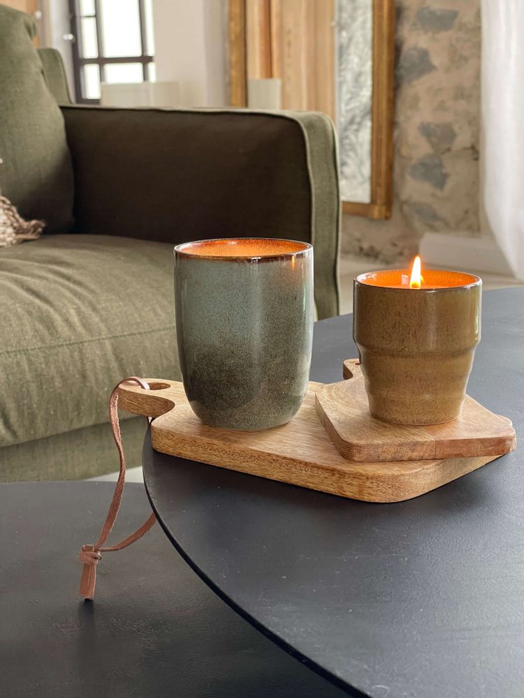 Céramique - BOUGIE DE NOËL - THÉ - MAISON ÉVIDENCE