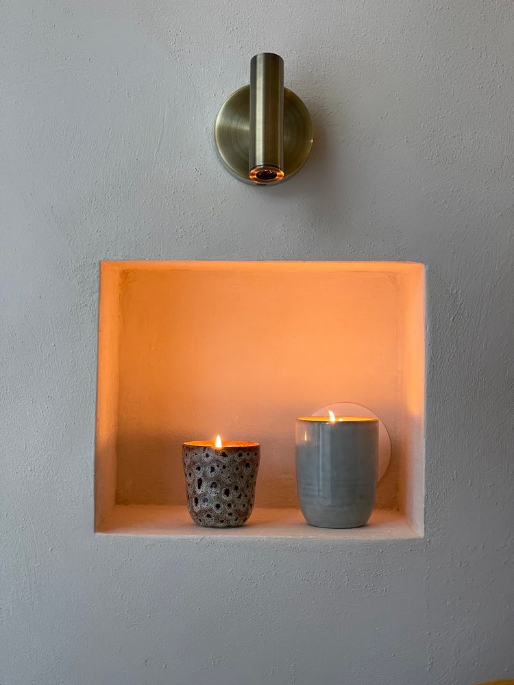 Ceramic - SCENTED CANDLE - COTTON FLOWER - MAISON ÉVIDENCE