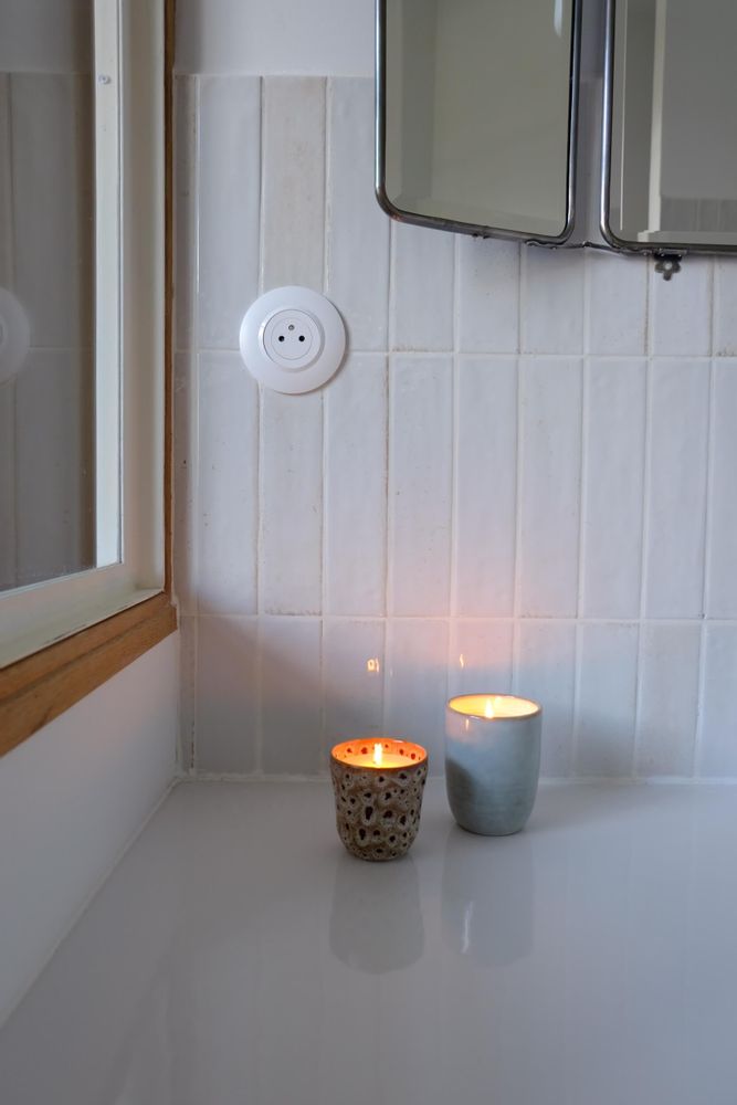 Ceramic - SCENTED CANDLE - COTTON FLOWER - MAISON ÉVIDENCE