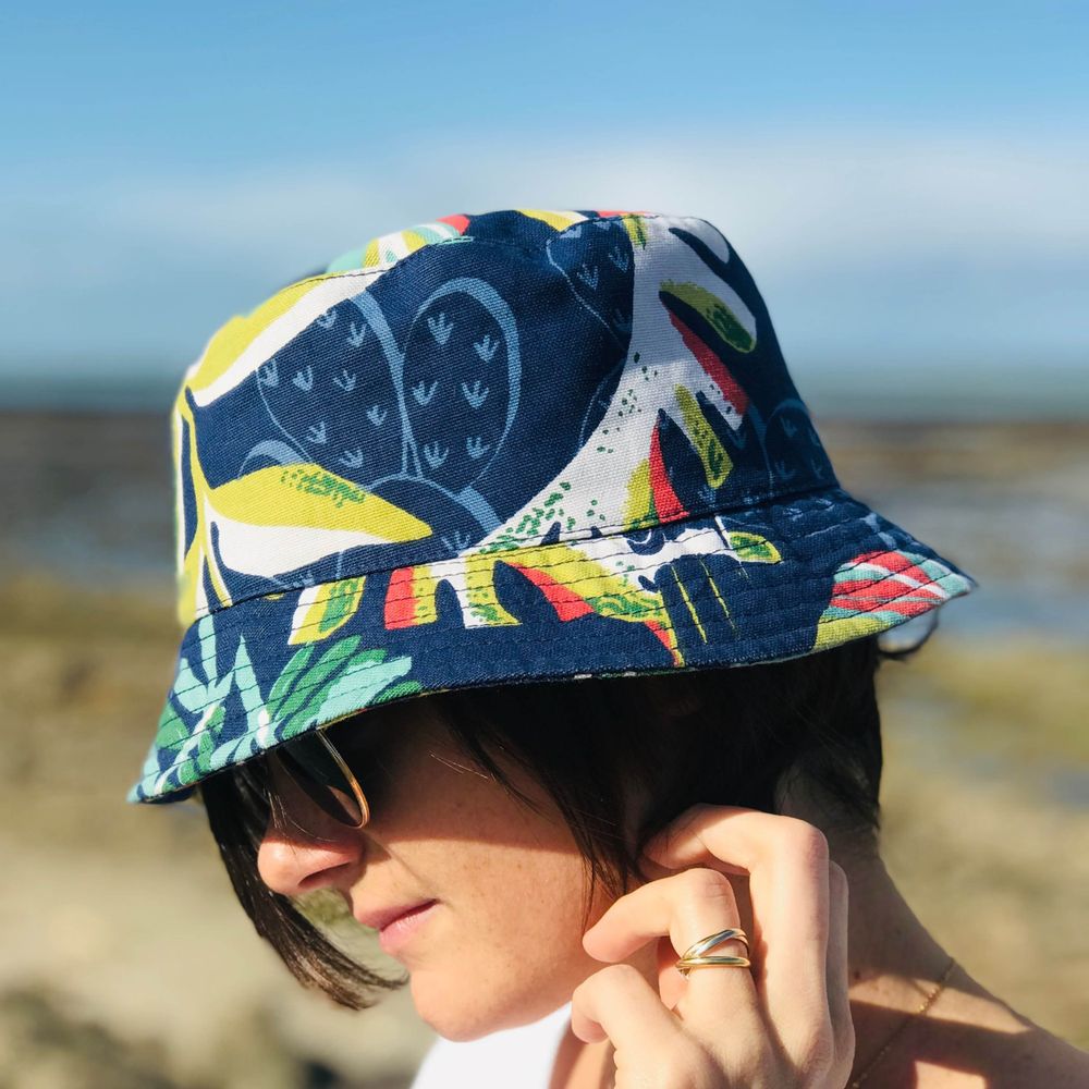 Chapeaux - Bob - Feuilles vertes - LE CHAPOTE