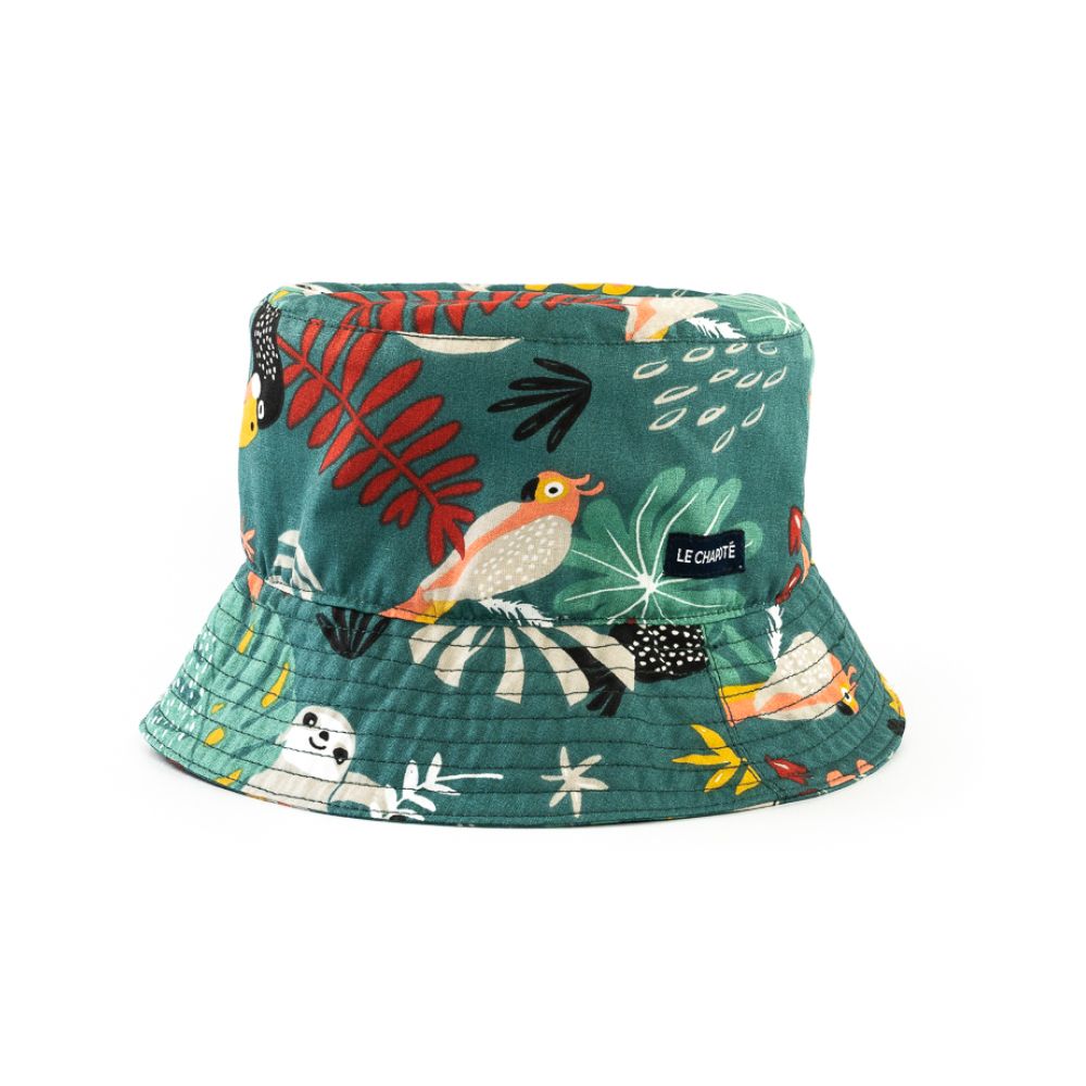 Chapeaux - Bob enfant - paresseux vert - LE CHAPOTE