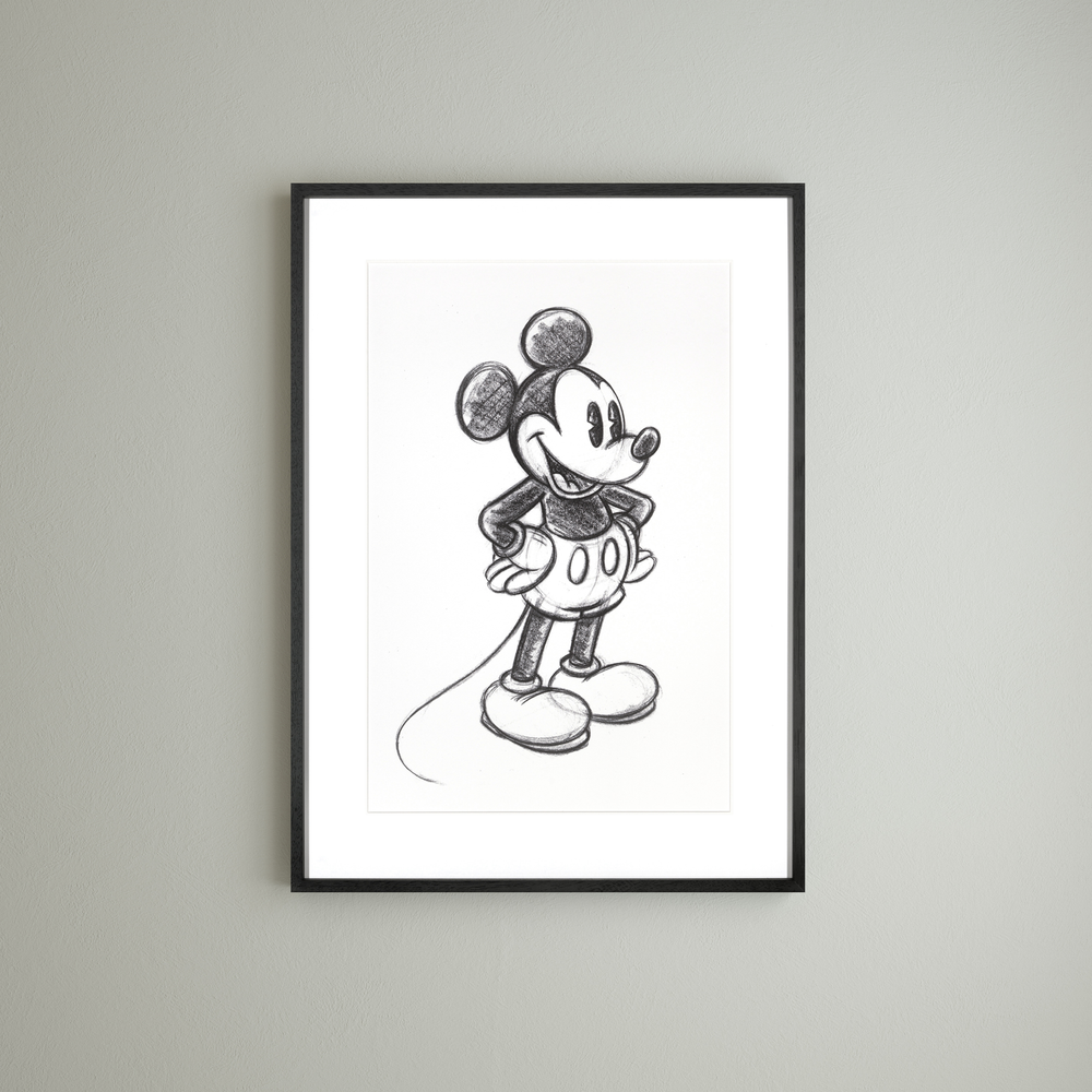 Frames - Wall decoration. Micky & Donald Sketch - ABLO BLOMMAERT