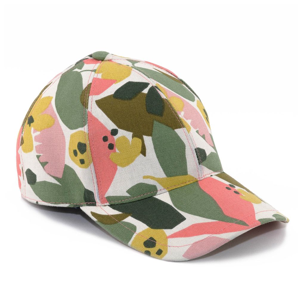 Hats - Cap - Pink leaves - LE CHAPOTE