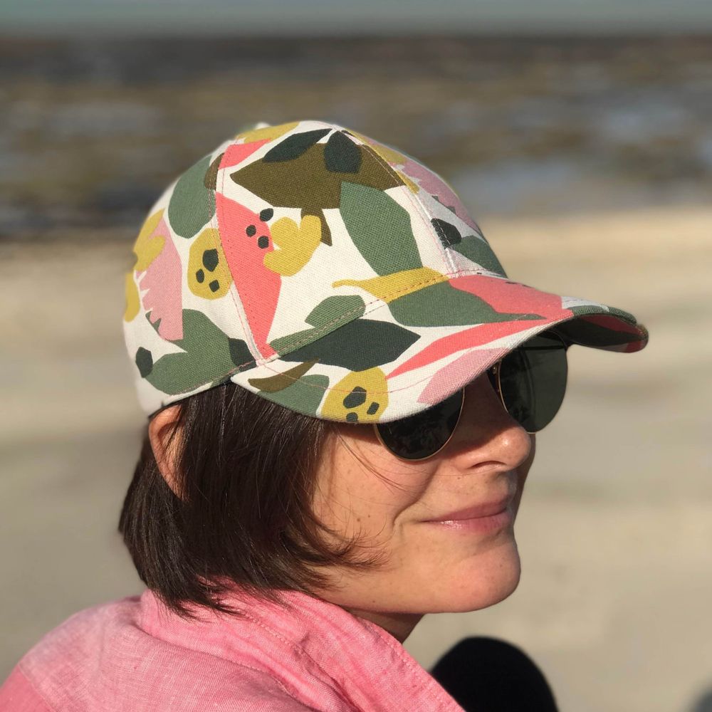 Hats - Cap - Pink leaves - LE CHAPOTE