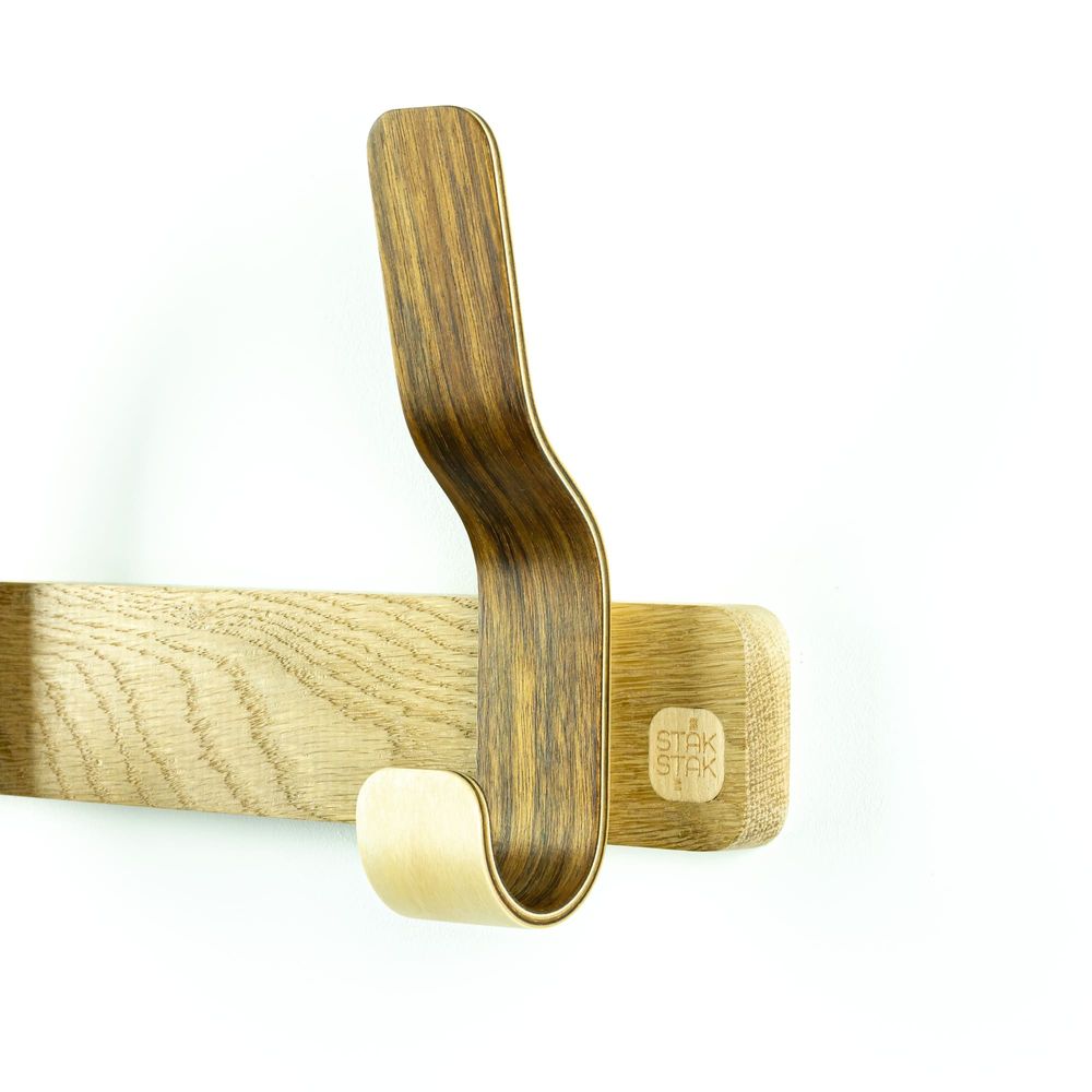 Objets design - Patère design en bois Snaky - STAK STAK