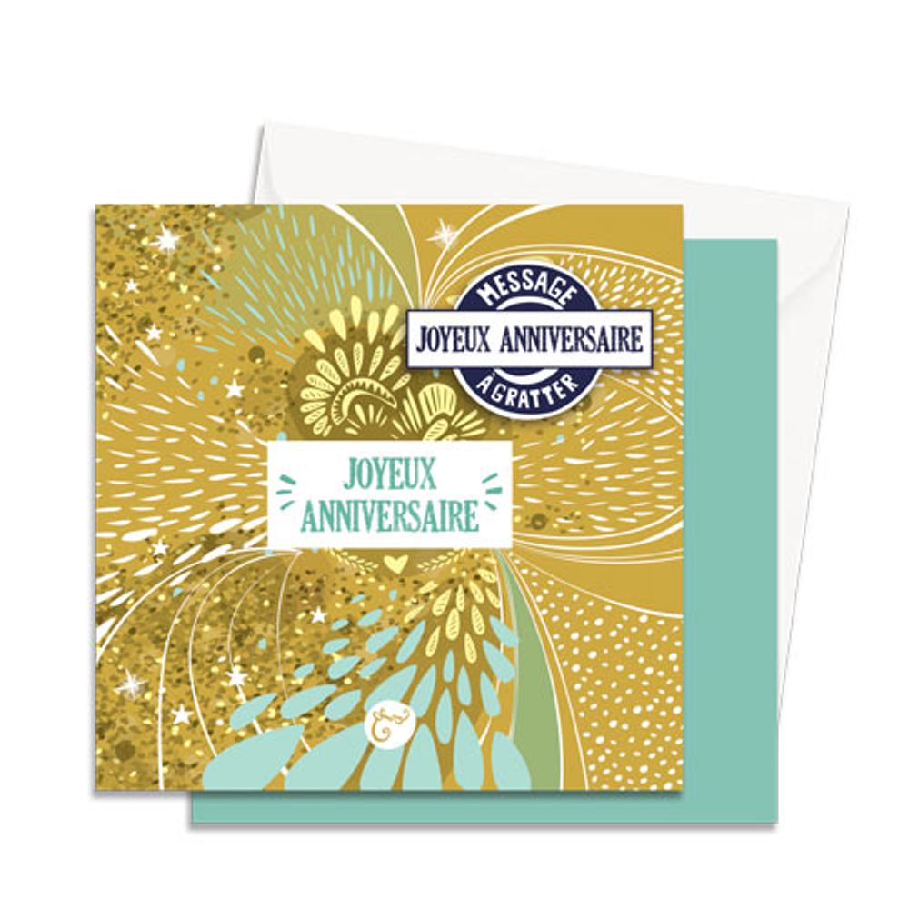 Papeterie - Les Parisiennes d'Emilie FIALA scratch off message cards Paillettes - LES JOLIES D'EMILIE