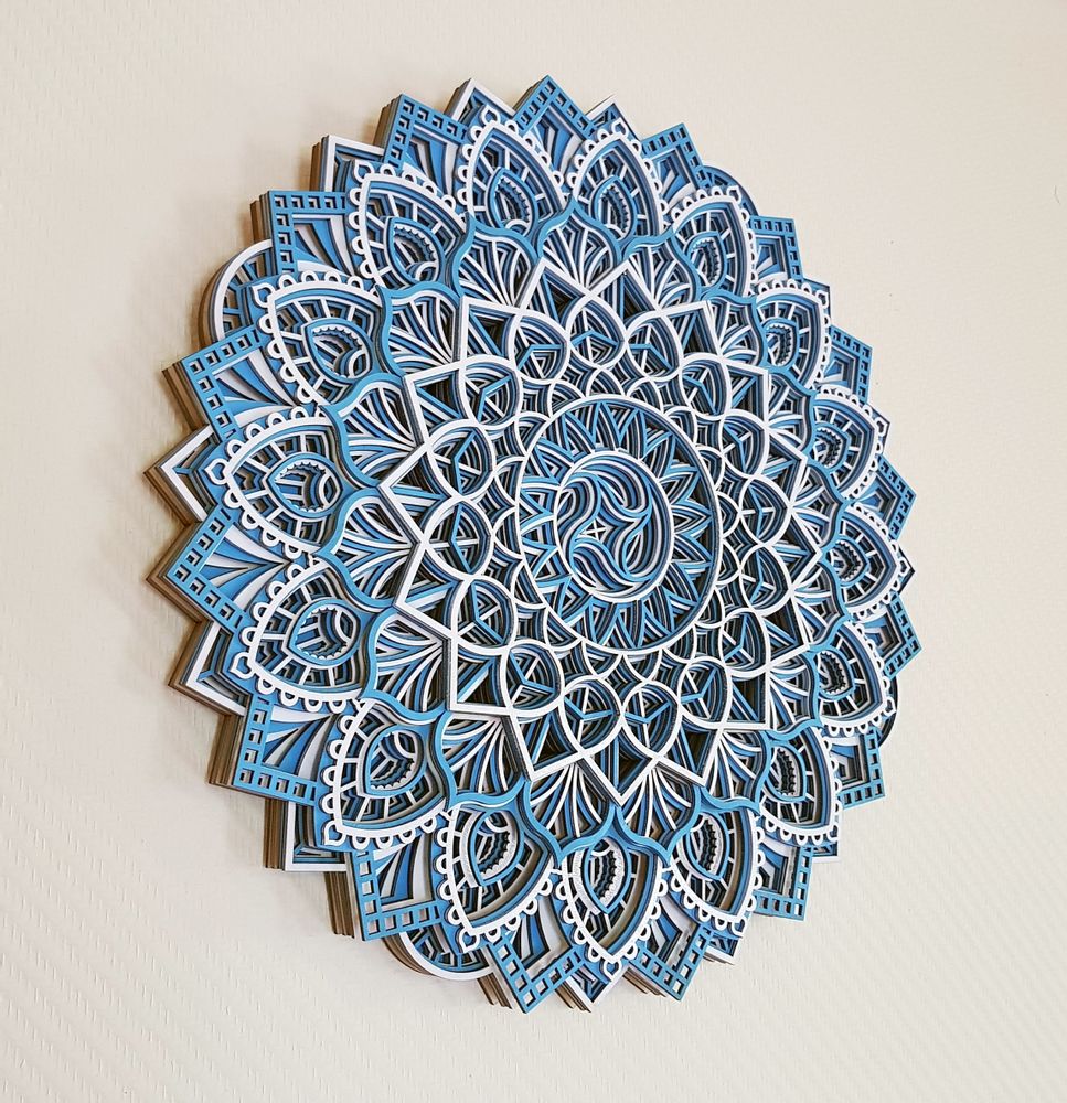 Other wall decoration - Wood Mandala, Apartment Decor, Elegant Wall Art - BHDECOR