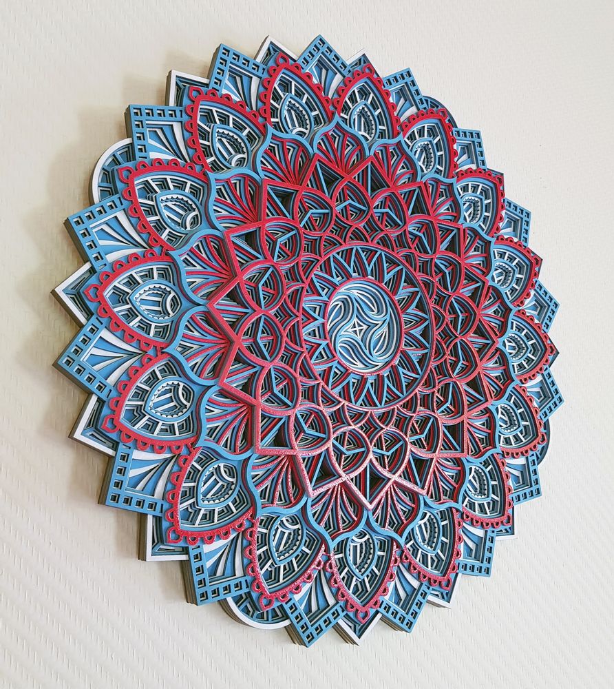 Other wall decoration - Wood Mandala, Apartment Decor, Elegant Wall Art - BHDECOR