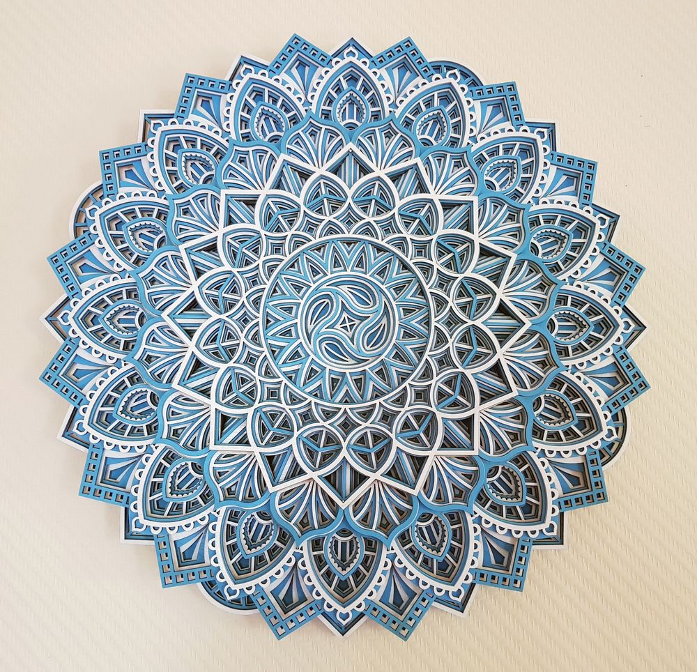 Other wall decoration - Wood Mandala, Apartment Decor, Elegant Wall Art - BHDECOR