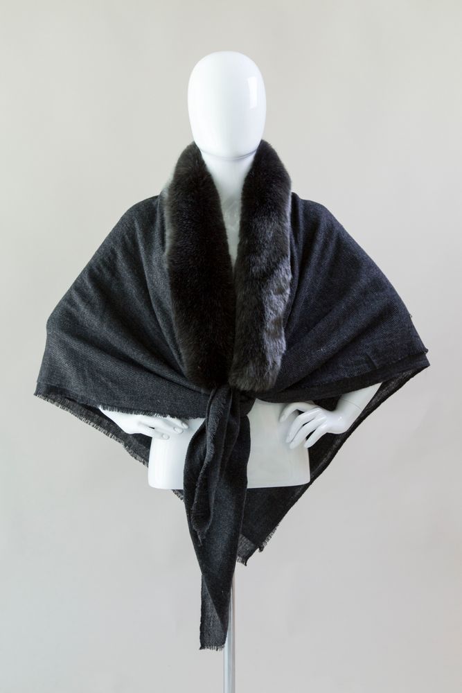 Scarves - Cashmere & Faux Fur Stoles - MAISON EVELYNE PRÉLONGE FRANCE