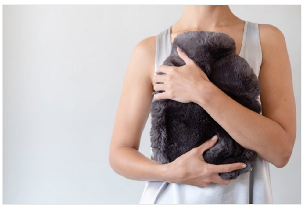 Textile and surface design - Faux fur hot water bottles - MAISON EVELYNE PRÉLONGE FRANCE