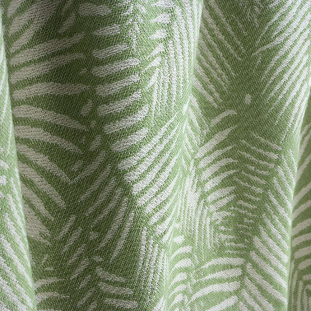 Throw blankets - NEW Fern Pure Cotton Throw - Available in Beige and Light Green - 130 x 190 cm - J.J. TEXTILE LTD