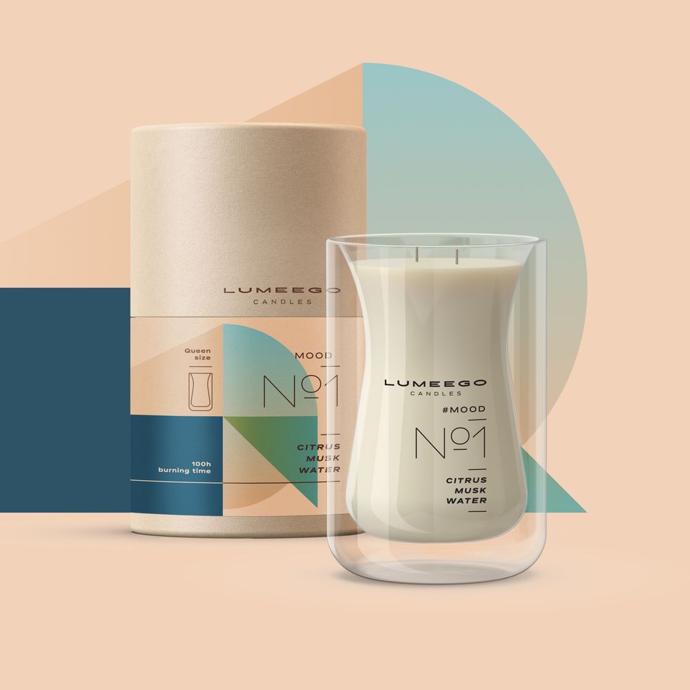 Decorative objects - Lumeego Candles Queen Wave 500ml - LUMEEGO